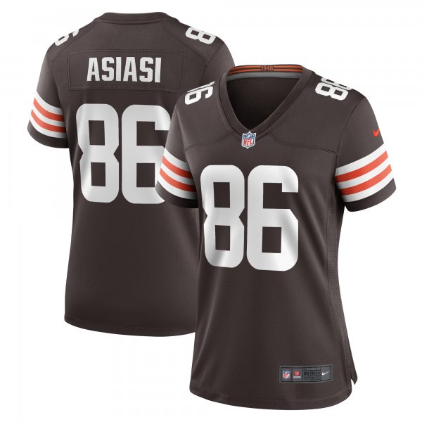 Women's Cleveland Browns Devin Asiasi Nike  Brown  Game Jersey