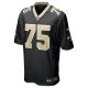 Men's New Orleans Saints Andrus Peat Nike Black Game Jersey