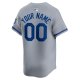 Men's Kansas City Royals  Nike Gray Away Limited Custom Jersey