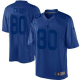 Nike New York Giants #80 Victor Cruz Royal Blue Men's Stitched NFL Drenched Limited Jersey