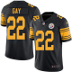 Nike Pittsburgh Steelers #22 William Gay Black Men's Stitched NFL Limited New Color Rush Jersey