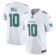 Men's Miami Dolphins #10 Tyreek Hill Nike White Vapor F.U.S.E. Limited NFL Jersey