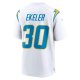 Men's Los Angeles Chargers Austin Ekeler Nike White Game Jersey