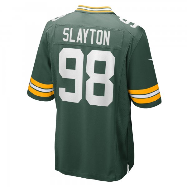 Men's Green Bay Packers Chris Slayton Nike Green Game Player Jersey