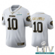 San Francisco 49ers #10 Jimmy Garoppolo Men's Nike White Golden Super Bowl LIV 2020 Edition Vapor Limited NFL 100 Jersey