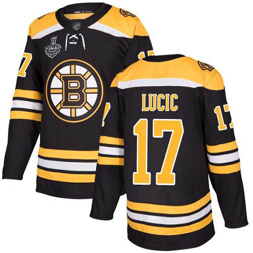 Boston Bruins #17 Milan Lucic Black Home Stanley Cup Final Bound Stitched Adidas NHL Jersey