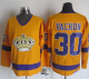 Los Angeles Kings #30 Rogie Vachon Yellow/Purple CCM Throwback Stitched NHL Jersey