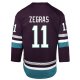 Youth Anaheim Ducks Trevor Zegras Purple 30th Anniversary Replica Player Jersey