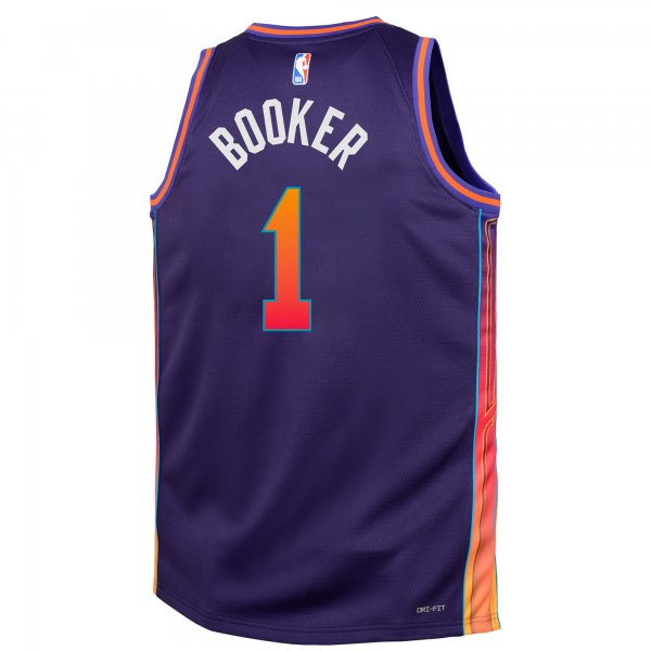 Youth Phoenix Suns Devin Booker Nike Purple  Swingman Replica Jersey - City Edition