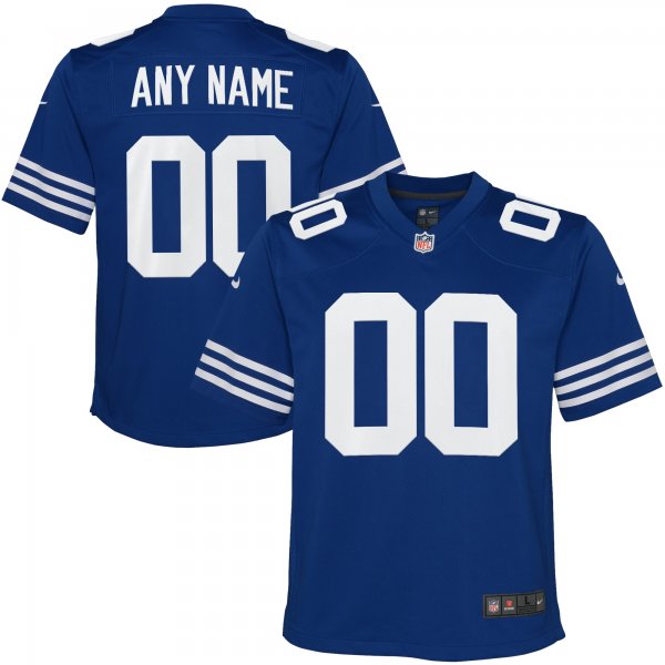 Youth Indianapolis Colts Nike Royal Alternate Custom Game Jersey