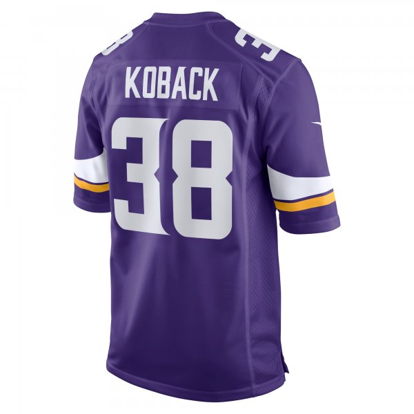 Men's Minnesota Vikings Bryant Koback Nike Purple Home Game Player Jersey