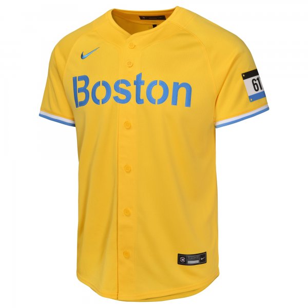 Youth Boston Red Sox Trevor Story Nike Gold City Connect Limited Player Jersey