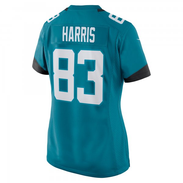 Women's Jacksonville Jaguars Jacob Harris Nike  Teal  Game Jersey