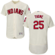 Cleveland Indians #25 Jim Thome Cream Flexbase Collection Stitched MLB Jersey