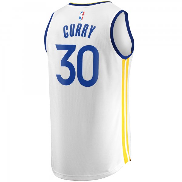 Youth Golden State Warriors Stephen Curry Fanatics White 2022/23 Fast Break Replica Player Jersey - Association Edition