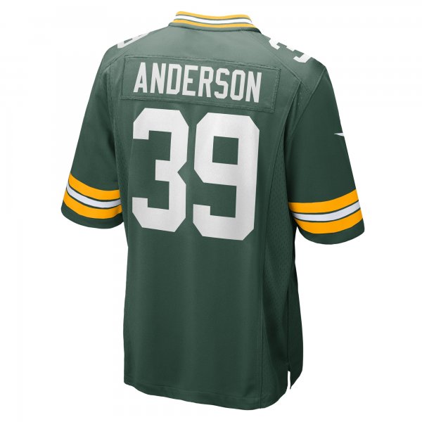 Men's Green Bay Packers Zayne Anderson Nike  Green Team Game Jersey