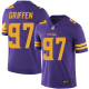 Nike Minnesota Vikings #97 Everson Griffen Purple Men's Stitched NFL Limited New Color Rush Jersey