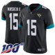 Jacksonville Jaguars #15 Gardner Minshew II Black Team Color Men's Stitched NFL 100th Season Vapor Limited Jersey