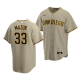 Men's San Diego Padres #33 Adam Mazur 2022 MLB Draft Jersey Brown Alternate