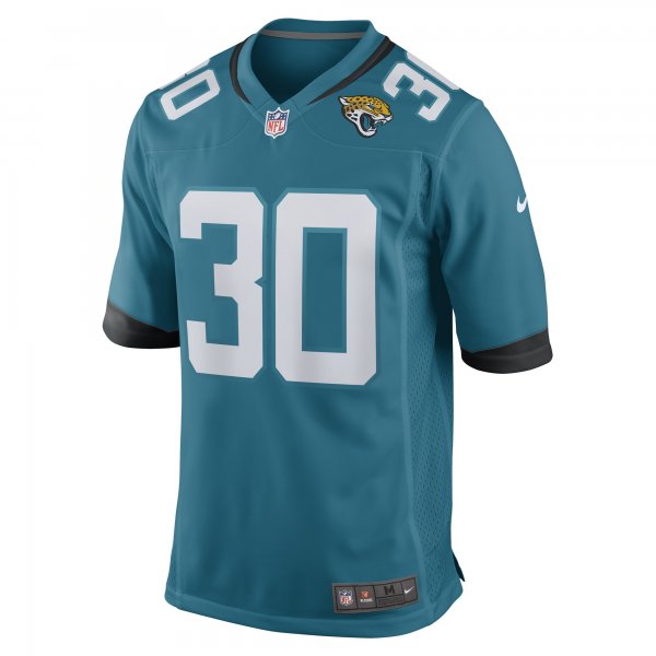 Men's Jacksonville Jaguars Montaric Brown Nike Teal Game Player Jersey