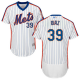 New York Mets #39 Edwin Diaz White(Blue Strip) Flexbase Collection Alternate Stitched MLB Jersey