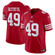 Men's San Francisco 49ers #49 The Faithful Nike Scarlet Vapor F.U.S.E. Limited NFL Jersey