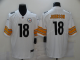 Men's Pittsburgh Steelers #18 Diontae Johnson White 2020 Vapor Untouchable Stitched NFL Nike Limited Jersey