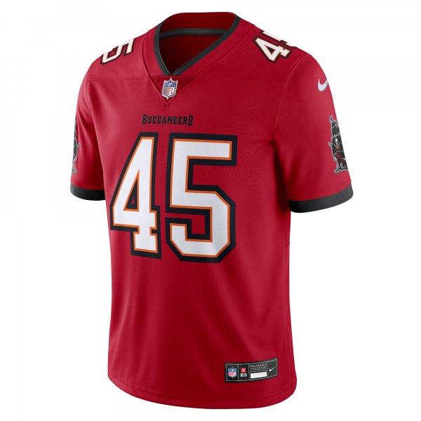 Men's Tampa Bay Buccaneers Devin White Nike Red  Vapor Untouchable Limited Jersey