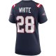 Women's Nike James White New England Patriots Navy Game Jersey