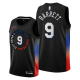 New York Knicks #9 RJ Barrett Black 2020-21 City Edition Men's Jersey