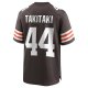 Men's Cleveland Browns Sione Takitaki Nike Brown Game Jersey