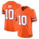 Men's Denver Broncos #10 Bo Nix Nike Orange Vapor F.U.S.E. Limited Jersey