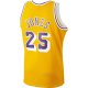 Men's Los Angeles Lakers Ed Jones Mitchell & Ness Gold 1994/95 Hardwood Classics Swingman Jersey