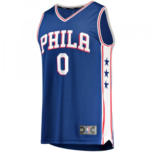 Youth Philadelphia 76ers Tyrese Maxey Fanatics Royal 2020/21 Fast Break Replica Jersey - Icon Edition