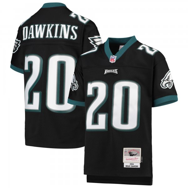 Youth Philadelphia Eagles Brian Dawkins Mitchell & Ness Black 2004 Legacy Retired Player Jersey