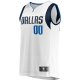 Youth Dallas Mavericks  Fanatics White Fast Break Replica Custom Jersey - Association Edition