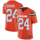 Nike Cleveland Browns #24 Nick Chubb Orange Alternate Youth Stitched NFL Vapor Untouchable Limited Jersey