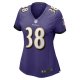 Women's Baltimore Ravens Ben Mason Nike Purple Game Jersey