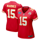 Women's Kansas City Chiefs #15 Patrick Mahomes Red Super Bowl LVII Jersey