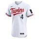 Men's Minnesota Twins Carlos Correa Nike White Home Elite Jersey