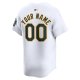 Men's Oakland Athletics Nike White Home Limited Custom Jersey