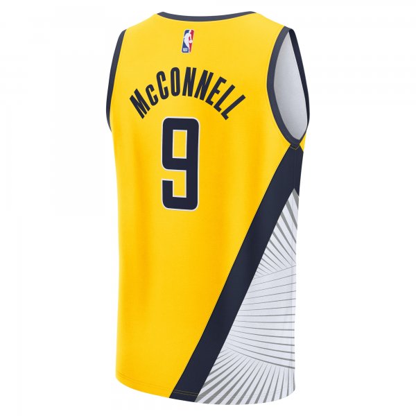 Youth Indiana Pacers T.J. McConnell Fanatics Gold Fast Break Player Jersey - Statement Edition