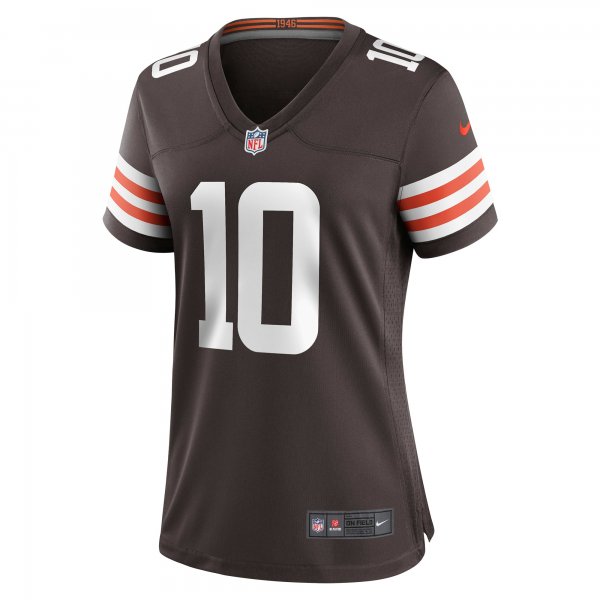 Women's Cleveland Browns Anthony Schwartz Nike Brown Game Jersey