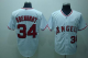 Los Angeles Angels of Anaheim #34 Nick Adenhart Stitched White MLB Jersey