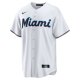 Men's Miami Marlins Luis Arraez Nike White Home Replica Player Jersey