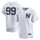 Men's New York Yankees #99 Aaron Judge Nike White Home Limited Player Jersey