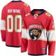 Men's Florida Panthers Fanatics Red Home Breakaway Custom Jersey