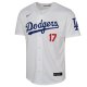 Youth Los Angeles Dodgers Shohei Ohtani Nike White Home Limited Player Jersey