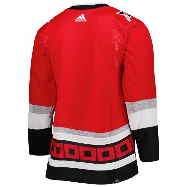 Men's Carolina Hurricanes adidas Red 2022-23 25th Anniversary Primegreen Jersey