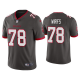 Men's #78 Tristan Wirfs Tampa Bay Buccaneers Pewter 2020 NFL Draft Vapor Limited Jersey